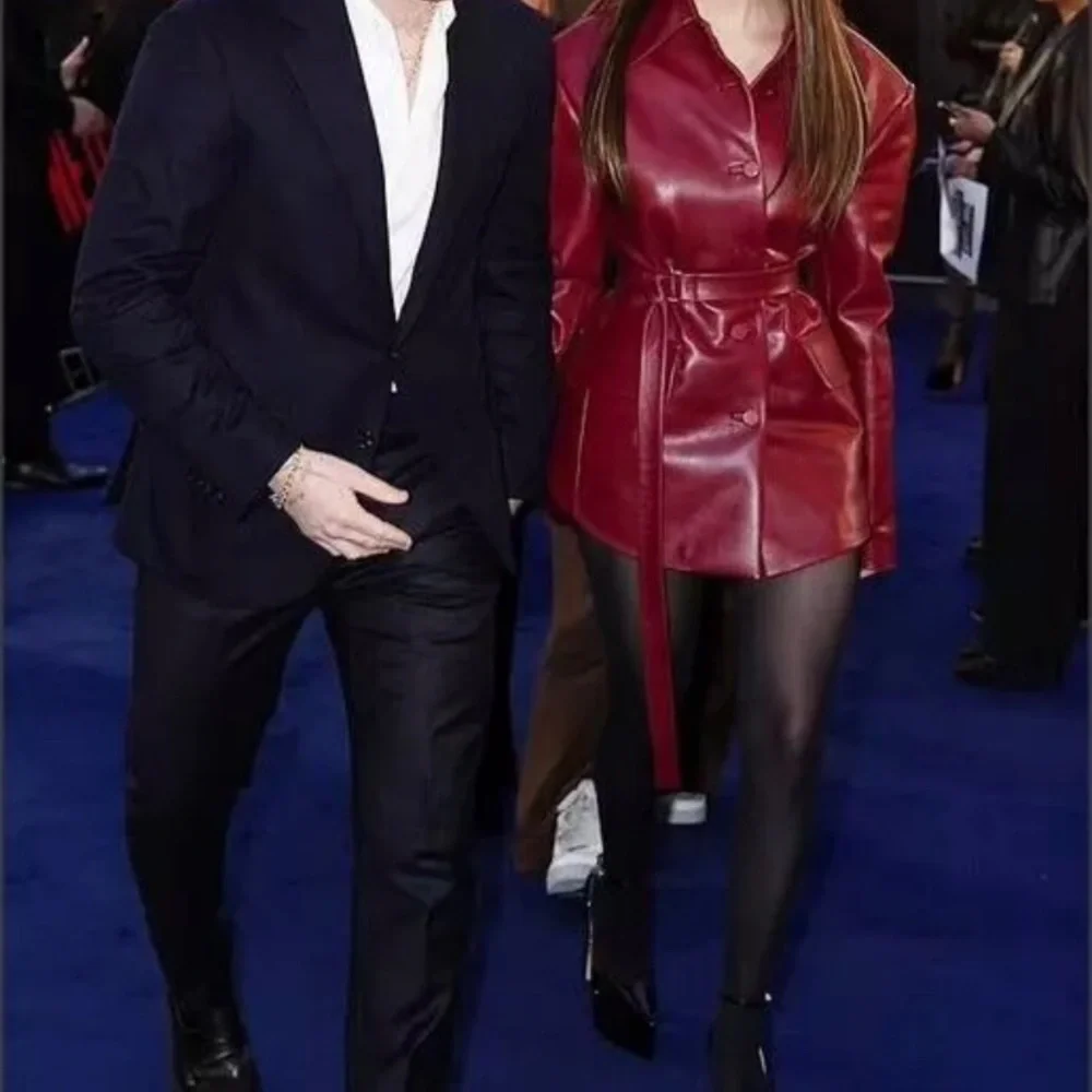 Valentino Rockstud Tan-go Black Patent Leather Ankle Strap Platform Heel Pump 41 - Picture 8 of 12